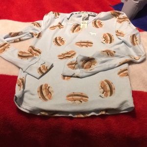 Pink pancake sleep shirt (new)